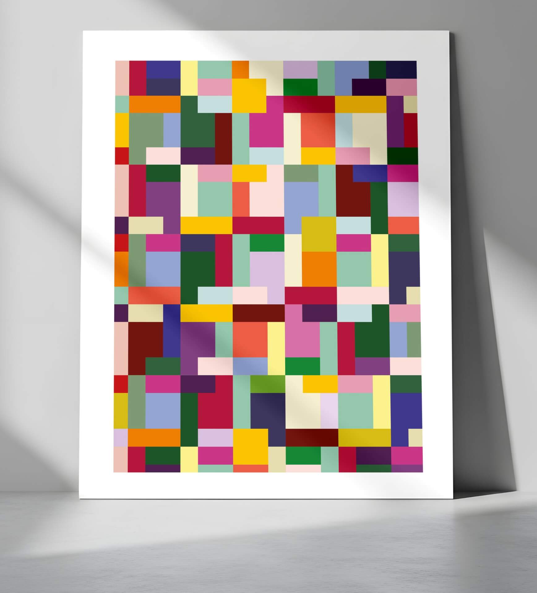 Color Blocks Poster