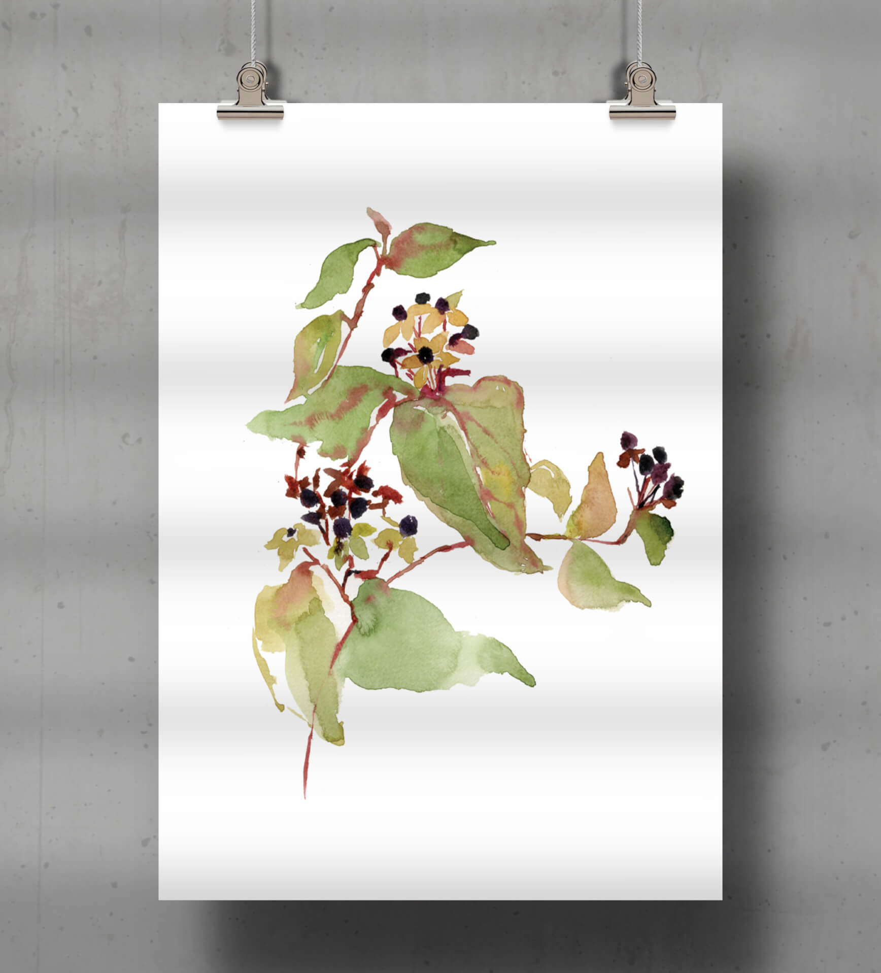 Green Orchard Poster