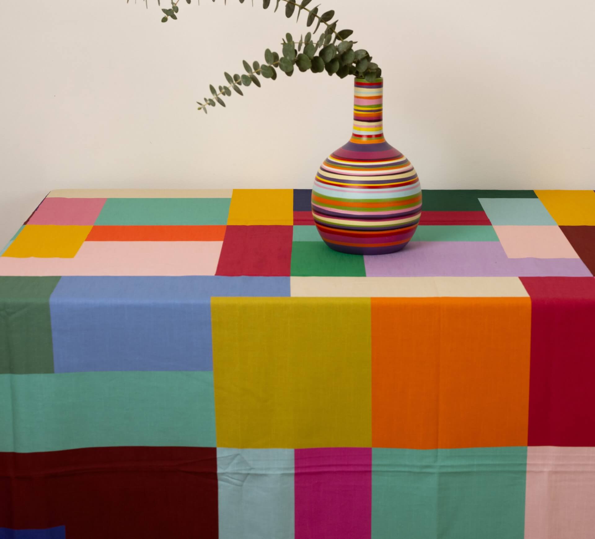 Color Blocks table cloth