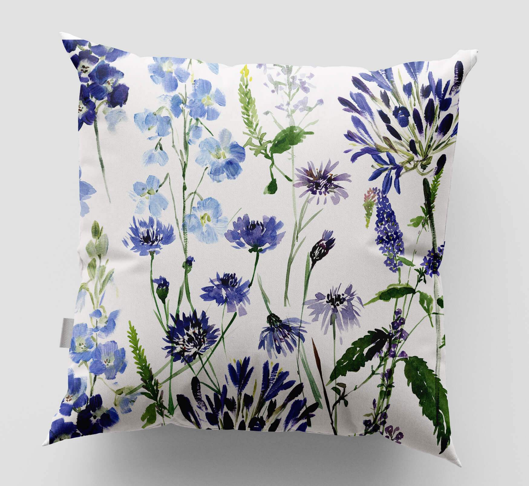 Blue Garden pillow case