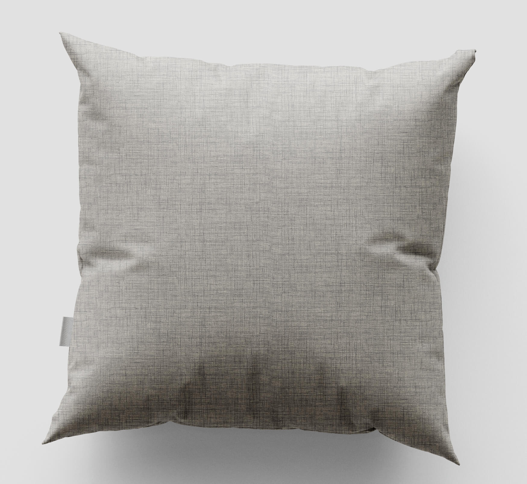 Gray pillow case